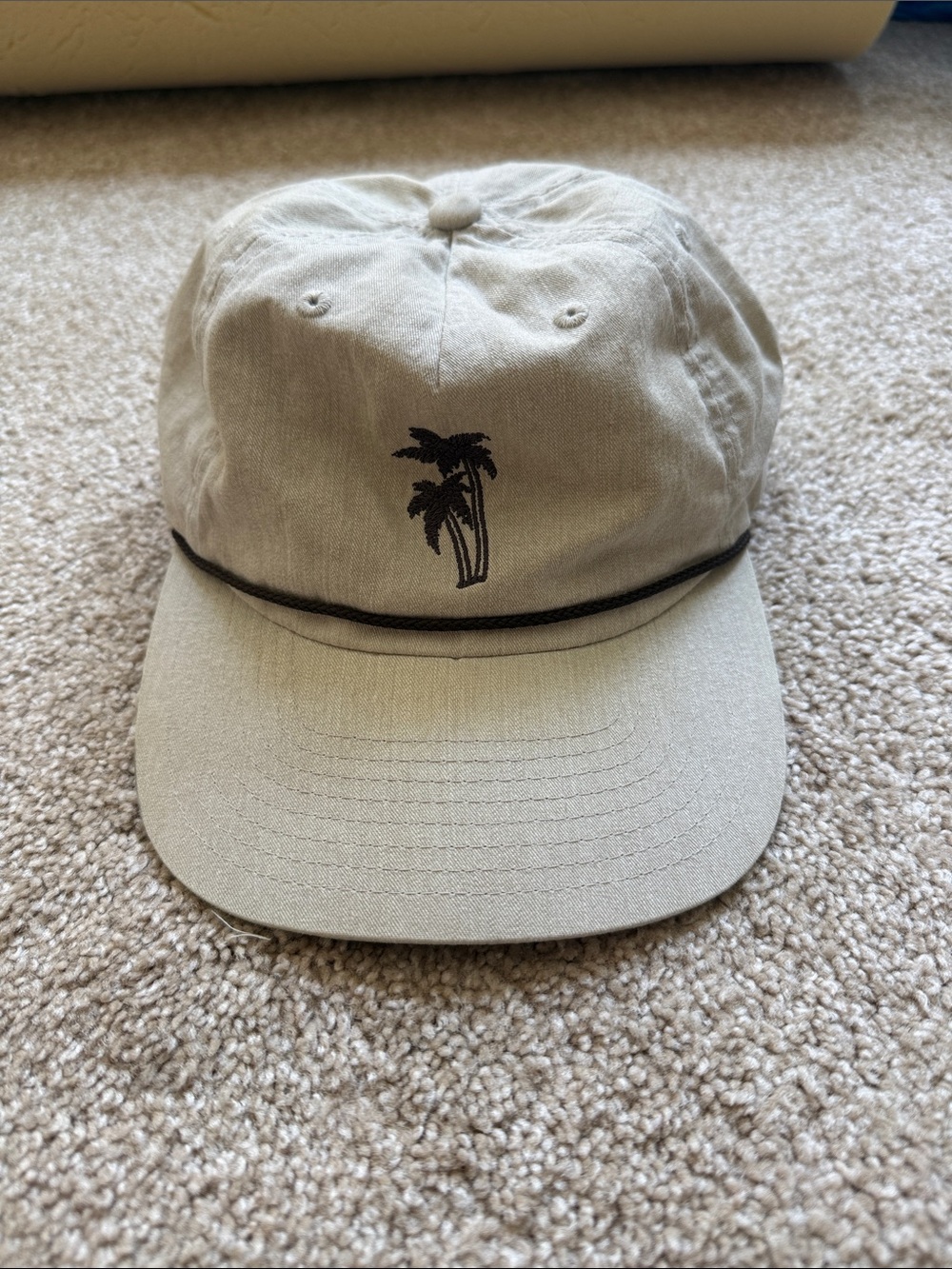 Cream Palm Tree Hat by Katin